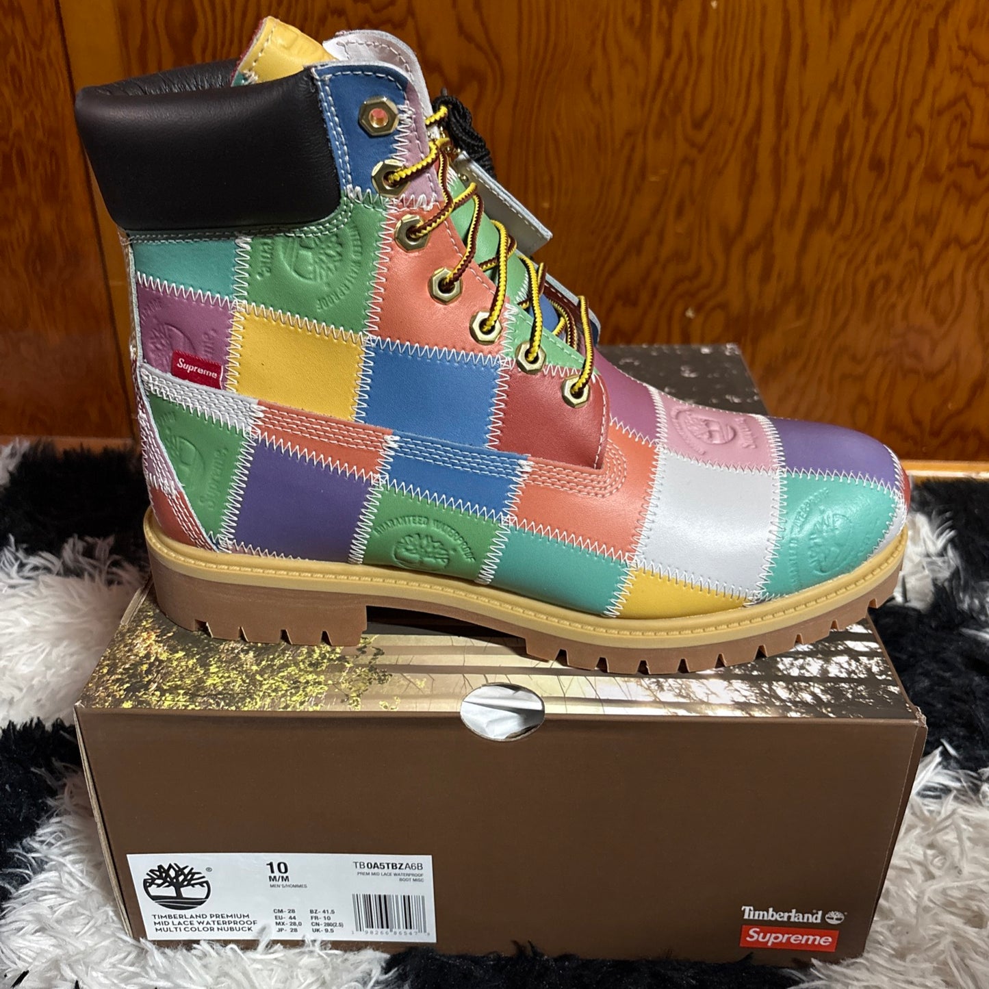 2025 Supreme Timberland 6” Premium Waterproof Boot Multicolor Size 10