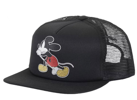 2025 Supreme Number (N)ine Mickey Mesh Back 5-Panel Black